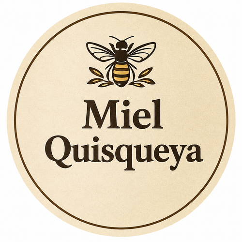 Jar of Quisqueya organic raw honey from the Dominican Republic